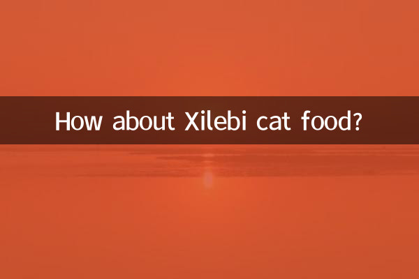 Che ne dici del cibo per gatti Xilebi?