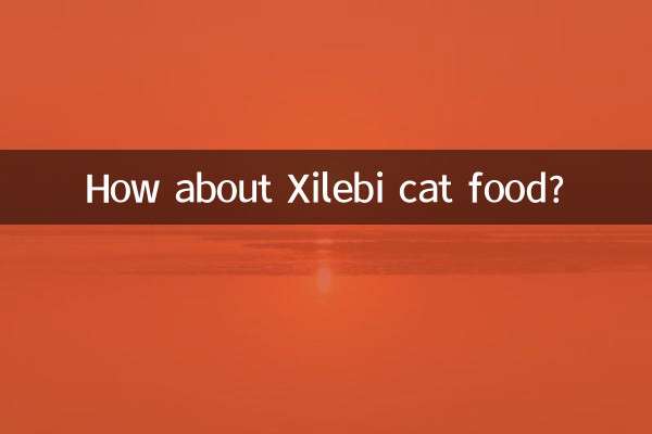 Che ne dici del cibo per gatti Xilebi?