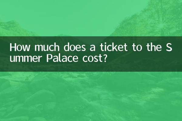 Quanto costa il biglietto per il Palazzo d'Estate?