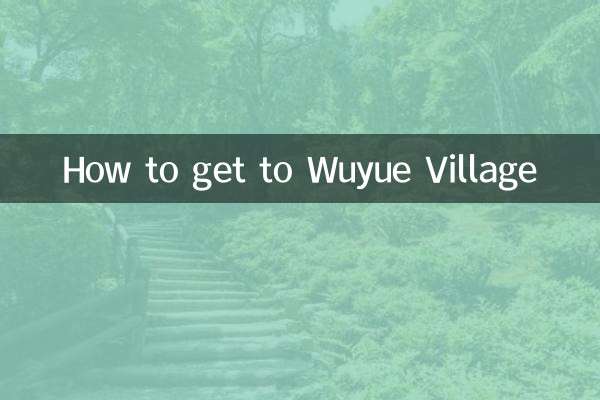 Come arrivare al villaggio di Wuyue