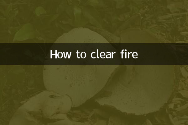 Comment éteindre le feu