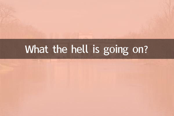 کیا ہو رہا ہے؟