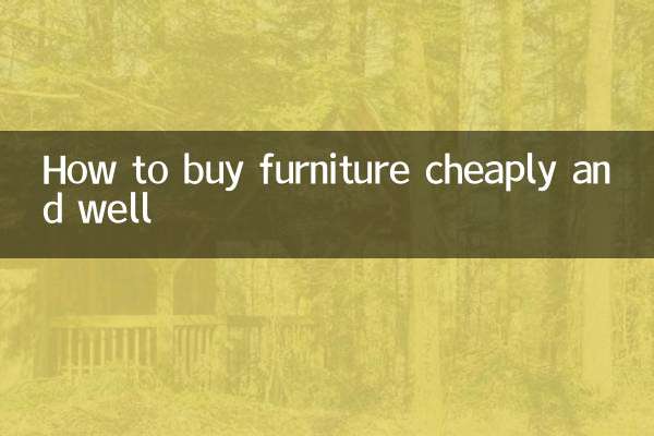 So kaufen Sie Möbel günstig und gut