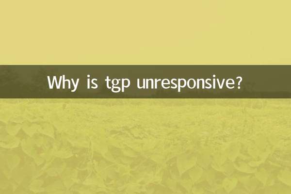 Por que o tgp não responde?