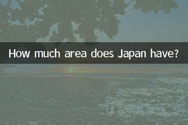 जापान का क्षेत्रफल कितना है?