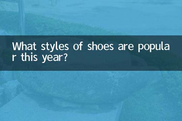 今年鞋子流行什么款式