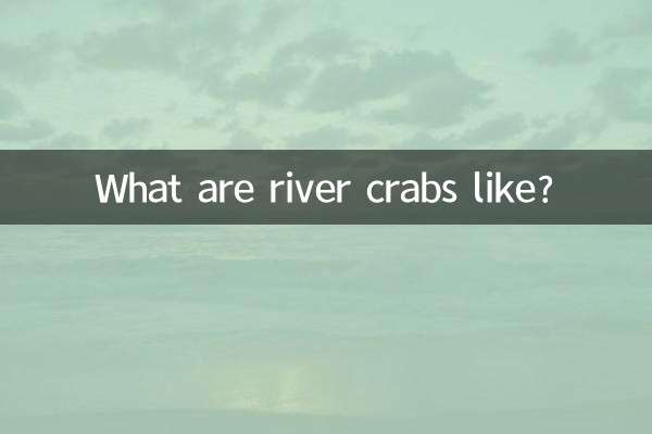 河蟹是怎么样的