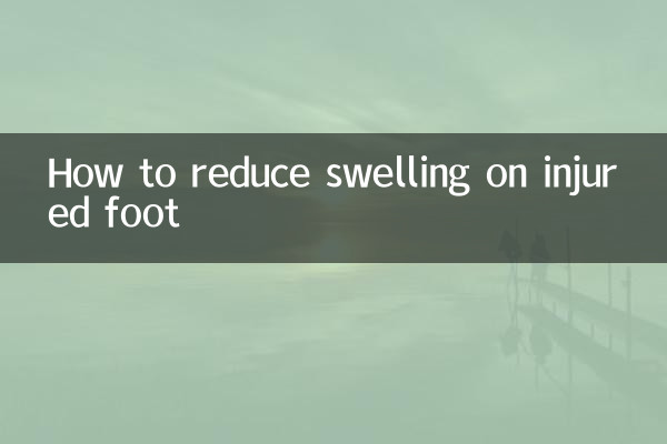 زخمی پاؤں پر سوجن کو کم کرنے کا طریقہ