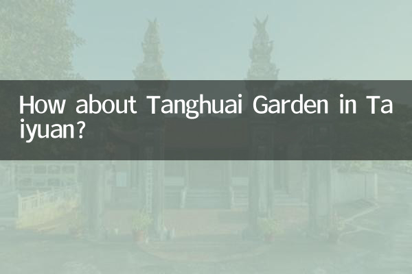 Che ne dici del giardino Tanghuai a Taiyuan?