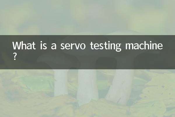 Cos'è una macchina per test servo?