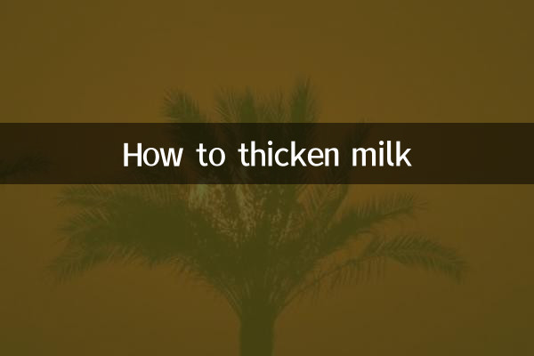 Como engrossar o leite