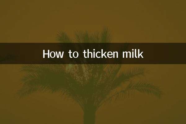 Como engrossar o leite