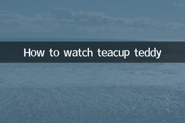 Como assistir xícara de chá de pelúcia