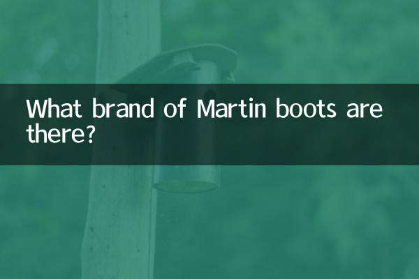 Какая марка ботинок Martin существует?