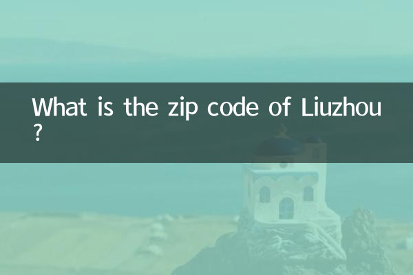 ¿Cuál es el código postal de Liuzhou?