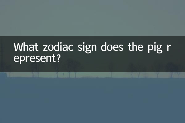 सुअर किस राशि का प्रतिनिधित्व करता है?