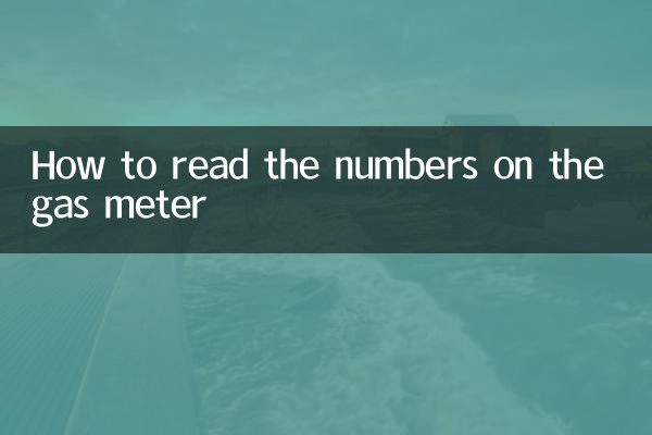 गैस मीटर पर नंबर कैसे पढ़ें