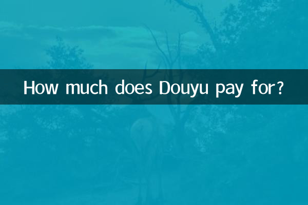 How much does Douyu pay for?