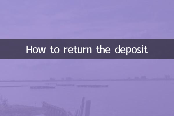 How to return the deposit