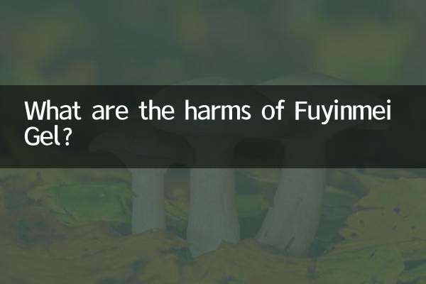 What are the harms of Fuyinmei Gel?
