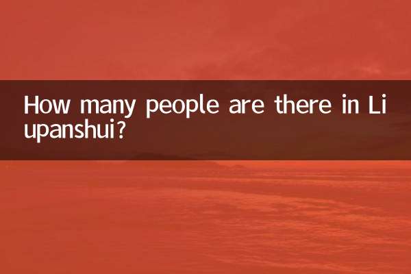 ¿Cuántas personas hay en Liupanshui?
