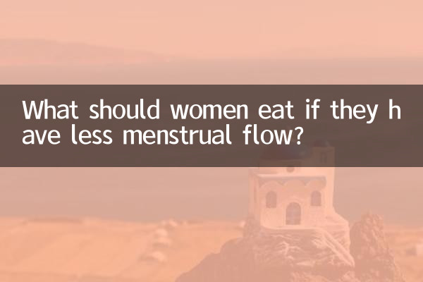 ¿Qué deben comer las mujeres si tienen menos flujo menstrual?
