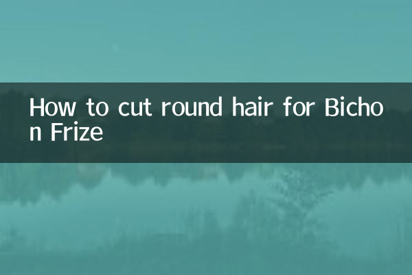 Как подстричь круглые волосы Бишон Фризе