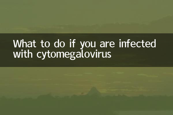 O que fazer se você estiver infectado com citomegalovírus