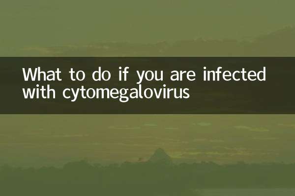 Qué hacer si estás infectado con citomegalovirus