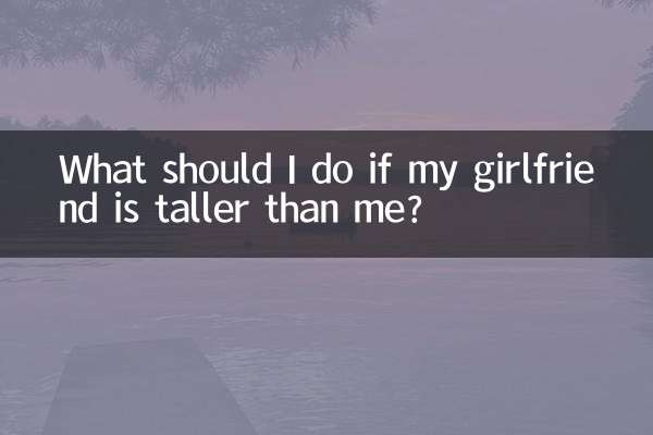 Cosa devo fare se la mia ragazza è più alta di me?
