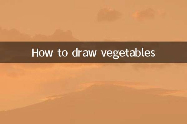 Wie zeichnet man Gemüse?