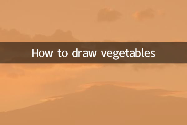 Come disegnare le verdure