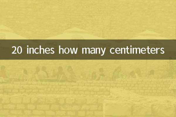 20英寸多少厘米
