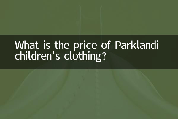 পার্কল্যান্ডে শিশুদের পোশাকের দাম কত?