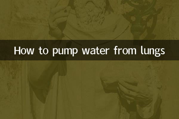 肺抽水怎麼抽