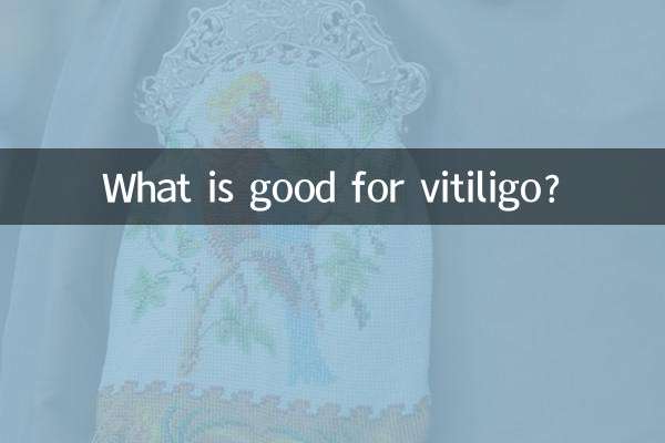 Qu'est-ce qui est bon pour le vitiligo ?