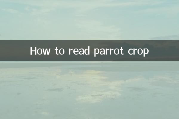 كيفية قراءة محصول الببغاء