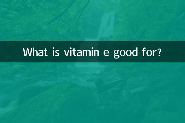 A cosa serve la vitamina E?