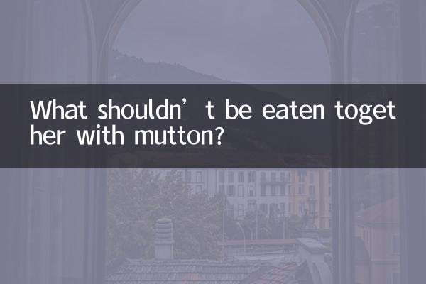 Qu’est-ce qu’il ne faut pas manger avec du mouton ?