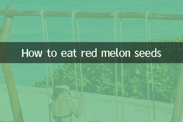 Come mangiare i semi di melone rosso