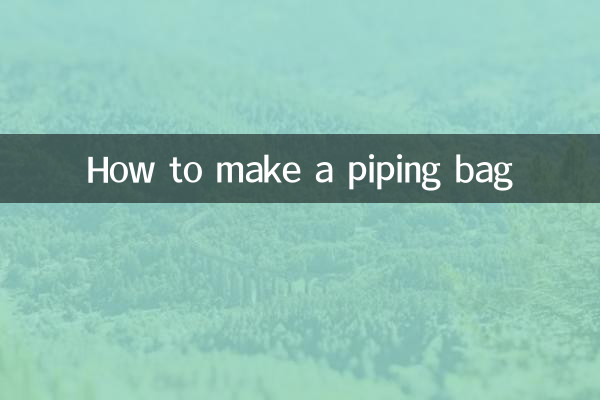 Cómo hacer una manga pastelera