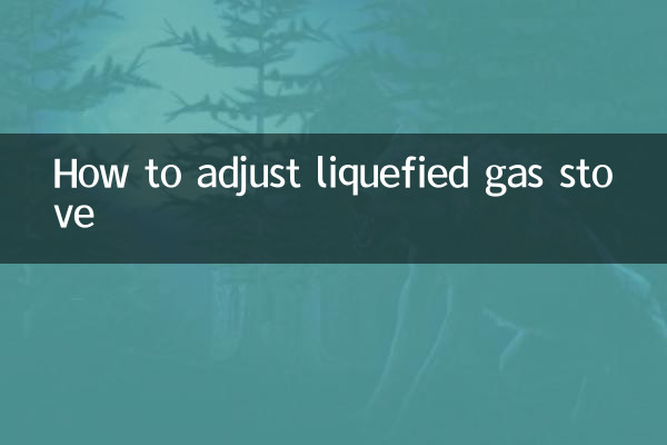 Como ajustar o fogão a gás liquefeito