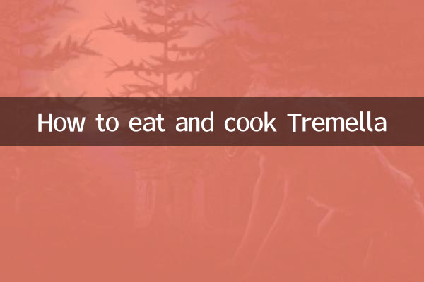 Come mangiare e cucinare la Tremella