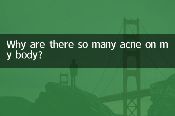 Pourquoi y a-t-il autant d’acné sur mon corps ?