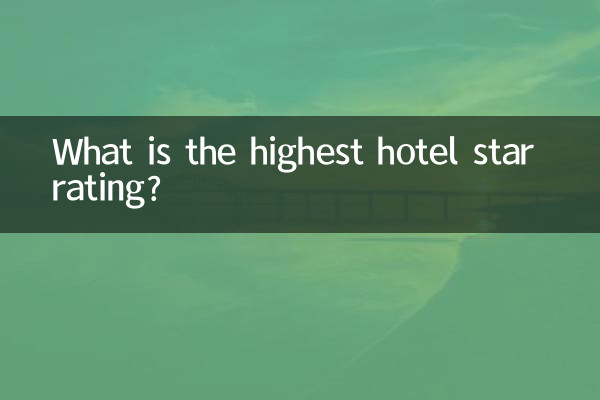 ¿Cuál es la calificación de estrellas de hotel más alta?