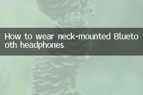 Cómo usar auriculares Bluetooth montados en el cuello