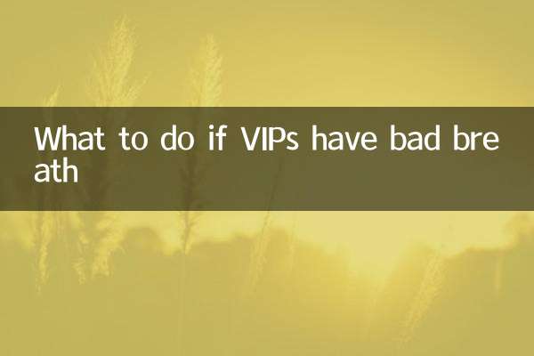 貴賓口臭怎麼辦