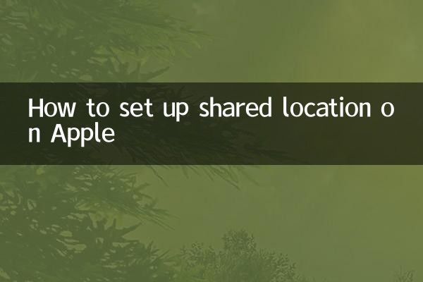 蘋果怎麼設置共享位置