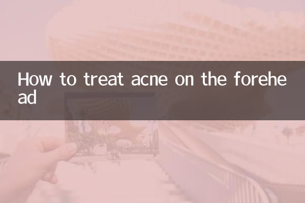 How to treat acne on the forehead