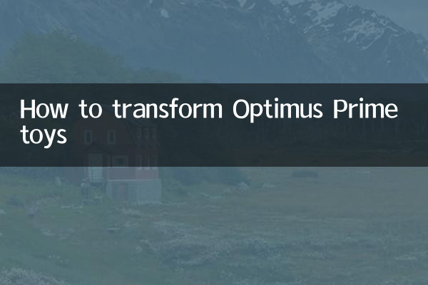 So transformieren Sie Optimus Prime -Spielzeug